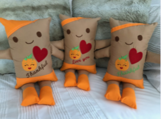 JJ Pillowdoll Thanksgiving (Personalize or Generic)