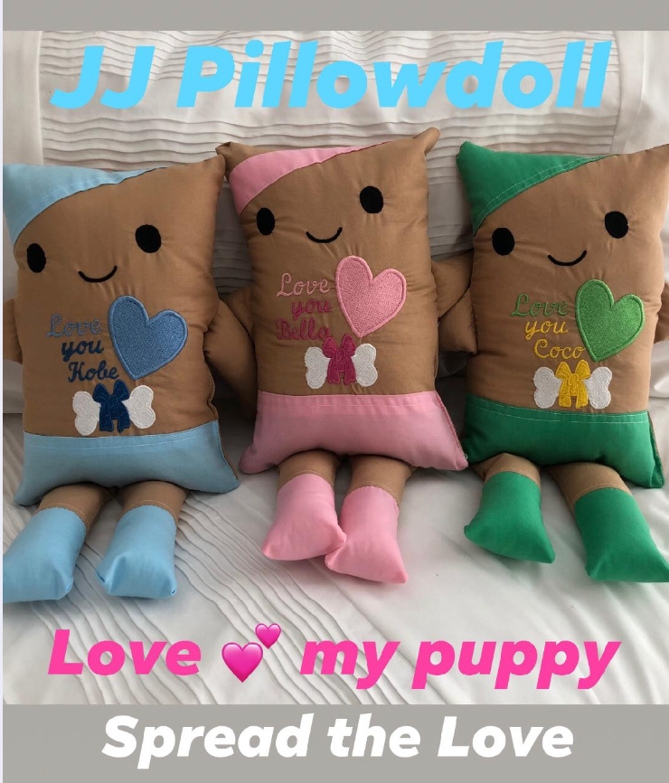 4 JJ Pillowdoll Love my Puppy