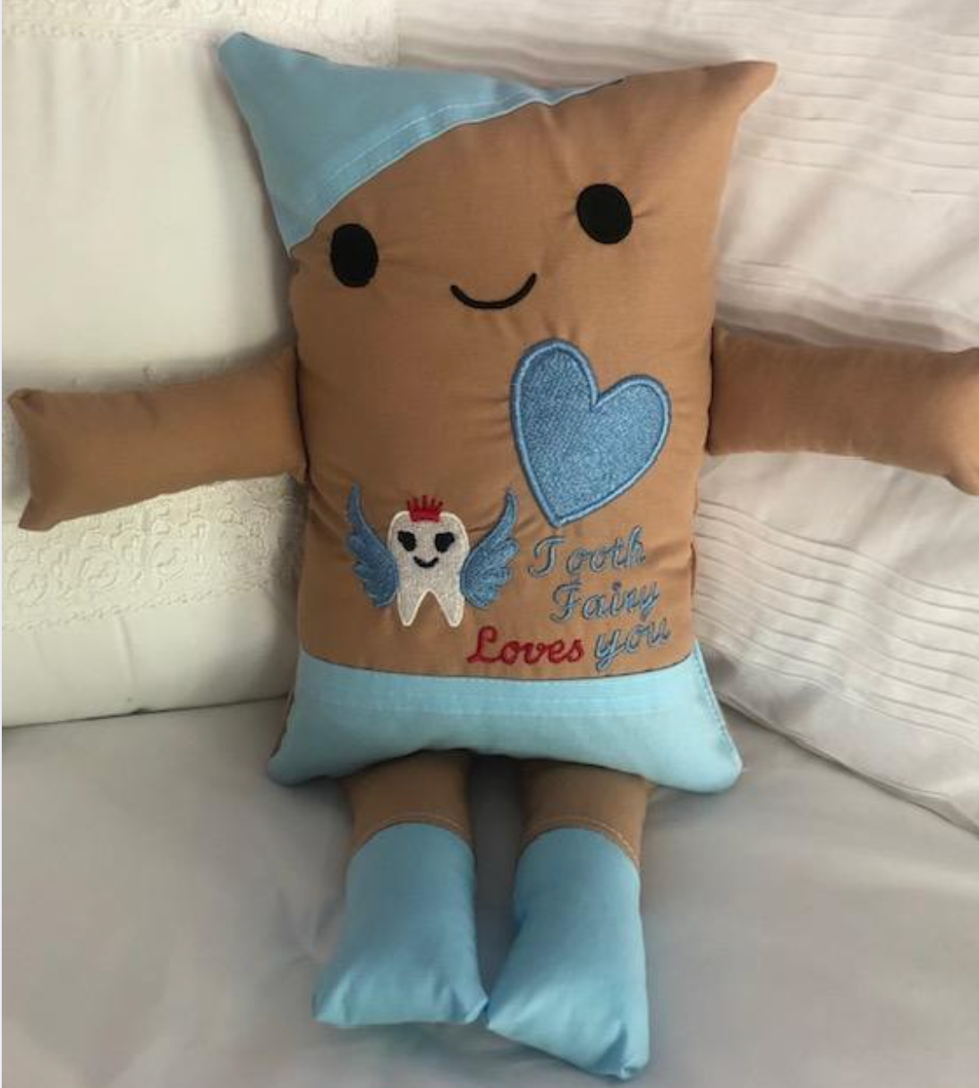 JJ Pillowdoll Tooth Fairy Loves You
